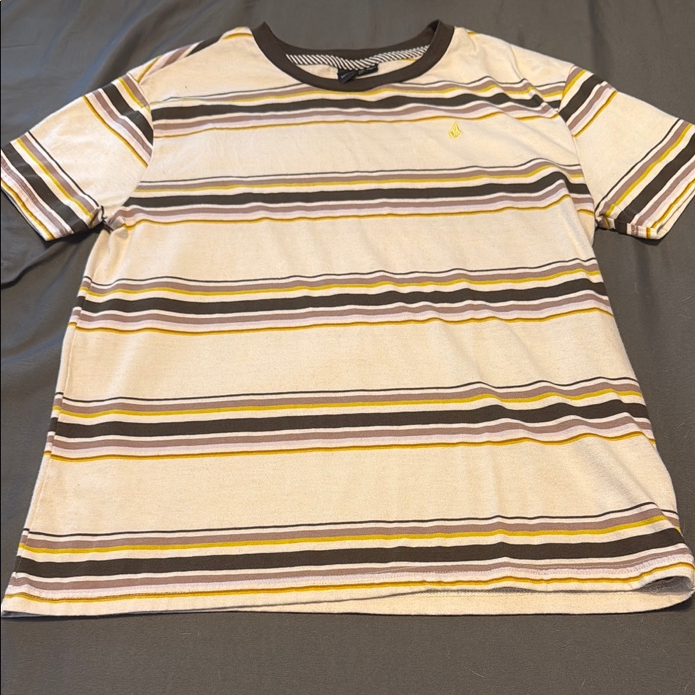 Striped Volcom Men's T-Shirt